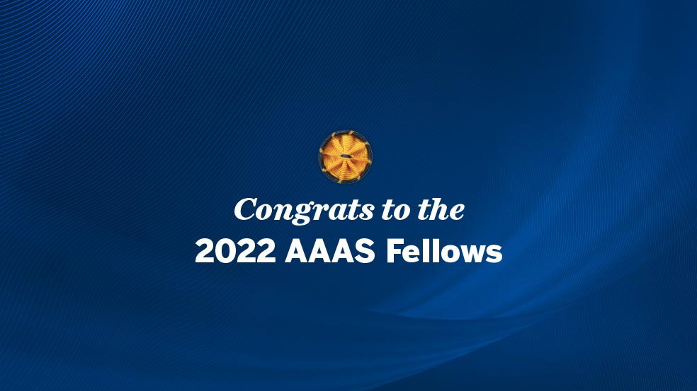 2022 AAAS Fellows banner