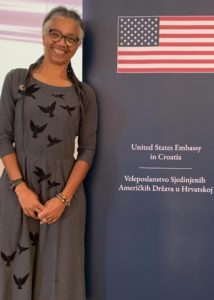 Gillian Bowser at the US Embassy in Croatia